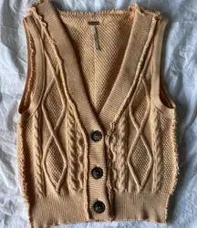 Free People Vest Sweater