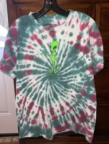 Tie dye Alien Shirt
