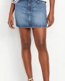 Mid Rise OG Jean Mini Skirt