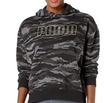 Puma  camo logo hoodie pullover sweatshirt