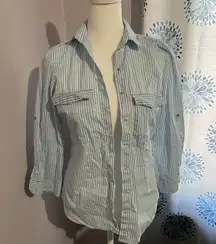 Zara Basic Stripe Blouse