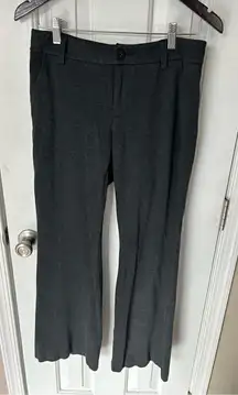 Cabi gray pants size 4 stretchy wide leg