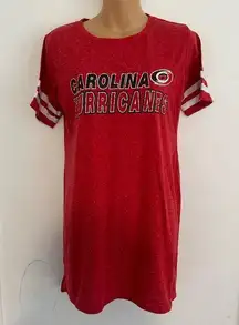 Concepts Sport Carolina Hurricanes NHL Jersey Style Shirt in L