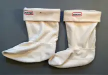 Hunter Socks, Cream, Short,‎ Fleece Inserts, Size Medium