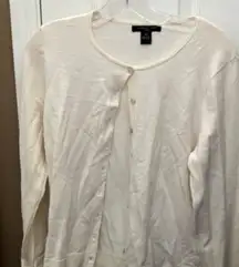 FINAL MARKDOWN Classic august silk cardigan medium petite