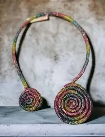 Amrita Singh Austrian Crystal Swirl Collar Necklace