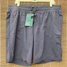 LL Bean Women’s Vista Camp Shorts Gray 1X