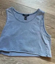 Denim Blue Colored  Tank Top