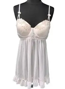 Linea Donatella Pink Babydoll Chemise Nightie