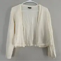 Talbots  Cream Cardigan Neutral Casual Summer Spring Formal XL Soft Comfy