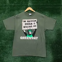 Green Day 'The American Dream Is Killing Me' T-shirt in size large