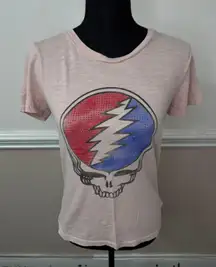 Steal Your Face Short Sleeve Tee By Lucky Brand Size X-Small