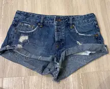 Pull And Bear Denim Jean Shorts