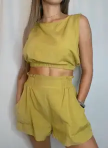 Matching Olive Two Piece Set NWOT