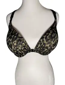 Victorias Secret Bra PINK Wear Everywhere‎ Push Up 36DD Camo Print Front Clasp