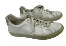 Veja Esplar Women's White Low Top Sneakers Size 7 Casual Lace-Up