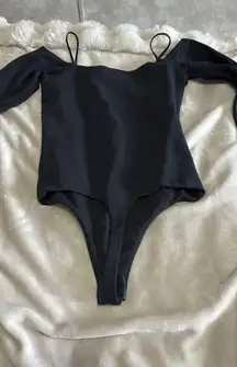 AllSaints Bodysuit Black Long Sleeve