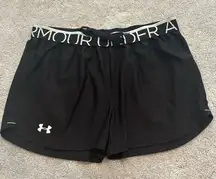 Under Armour black athletic shorts