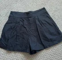 Abercrombie High-Rise Linen Shorts