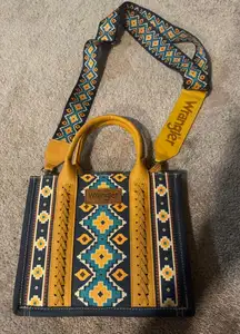 Wrangler Crossbody Purse Shoulder Navy Teal
