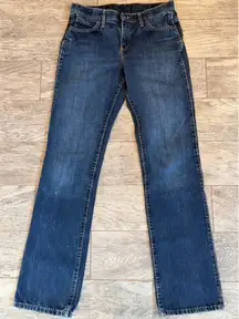 Qbaby Denim Jeans size 7 / 8 x 36 q-baby Western boot bootcut jean WRC10ON Rodeo