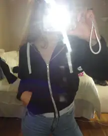 Calvin Klein Black Zip-Up