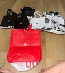 Lululemon reusable bags