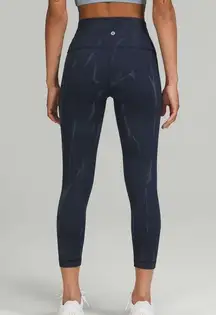 NWOT Lululemon Wunder Train High-Rise Crop 23"
Sun Bleached Wash True Navy