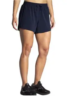 Brooks Women’s Moment 5 Inch Short Navy Size Medium NWT 221582