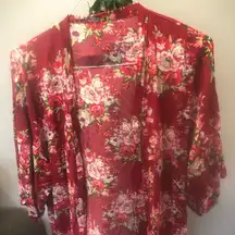 Red Flower Robe