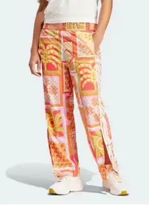 RARE $90 Womens Size M Adidas Farm Rio Premium Woven All Over Track Pants