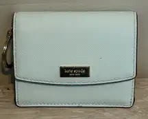 Kate Spade ♠️ Mint Blue Key Ring Wallet