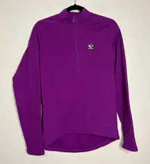 Pearl Izumi Womens Purple Long Sleeve 1/4 Zip Technical Wear Cycling Top M