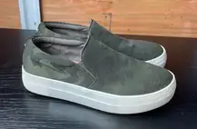 Steve Madden Gills Nylon Camo Textured Slip On Platform Sneaker Size 6.5