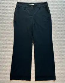 CAbi Wide Cuff Pin Stripe Trousers Size 6