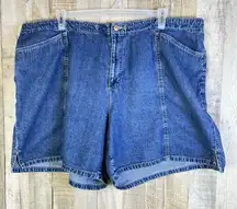Avenue Blues Size 26 Denim(no stretch) Shorts Front Pockets(missing drawstring)