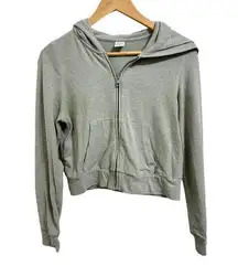 TNA Women's Full Zip Thermal Cotton Blend Hoodie Size Medium