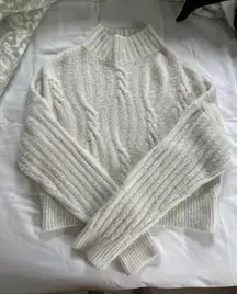 Express White Sweater Knit