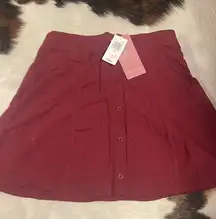Red skirt 