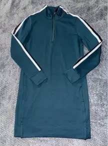 Athleta Women's Crosstown Track Dress Oceanic Teal Size Small