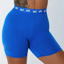 Yitty fabletics Major Label Shaping High Waist Logo Shorts size XL NWT