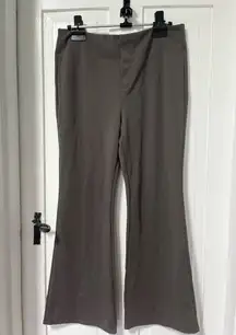 NWT Halara Petite Pull on back pocket soft stretch wide flare leg work pant XL