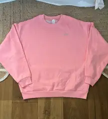 Alo Yoga Accolade Crewneck Pullover Bubblegum Pink