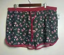 Disney Minnie Mouse Womens XXL Sleeping Short Pajamas Bows‎ Loungewear NWT