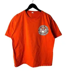 Urban Outfitters 2014 Daytona Beach Biketoberfest T Shirt Extra Large XL Orange Graphic Tee