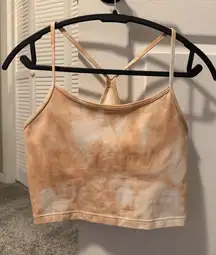 Tie-Dye Strappy Crop Top