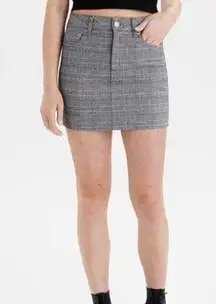 Plaid Mini Skirt