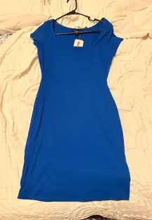 See You Monday Dress Blue