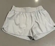 Juicy Couture Athletic Shorts Light Gray Running Gym Workout Women's Size S