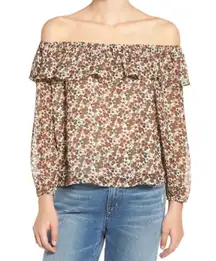 Revolve Floral Off The Shoulder Blouse